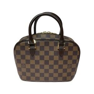 Louis Vuitton Damier Saria Handbag Brown